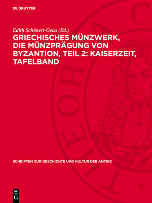 cover image of Griechisches Münzwerk, Die Münzprägung von Byzantion, Teil 2